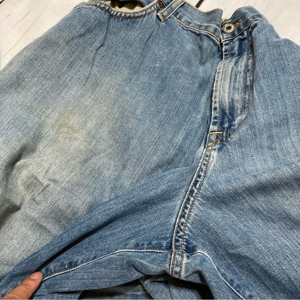 Lucky Brand Dungarees By Gene Montesano  40x32 Trucker Straight Leg Zipper Fly - Picture 12 of 12